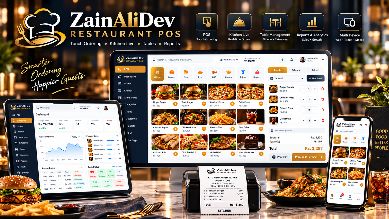 Restaurant POS & Management System